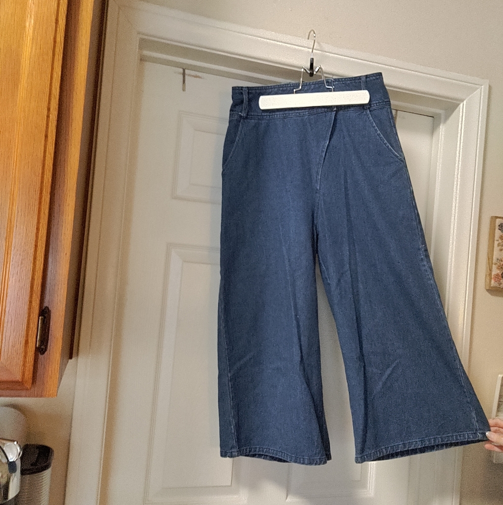high waist/wide leg pants